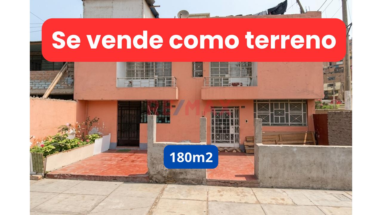 ¡Gran Oportunidad De Inversión! Venta De Casa Como Terreno En Urbanización El Bosque – Rímac - 1