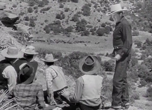 A video clip called Let's saddle up men.