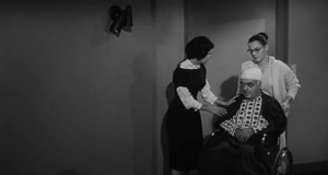 A video clip called And Miss Warren has a room adjoining yours so there'll be someone near you at all times.