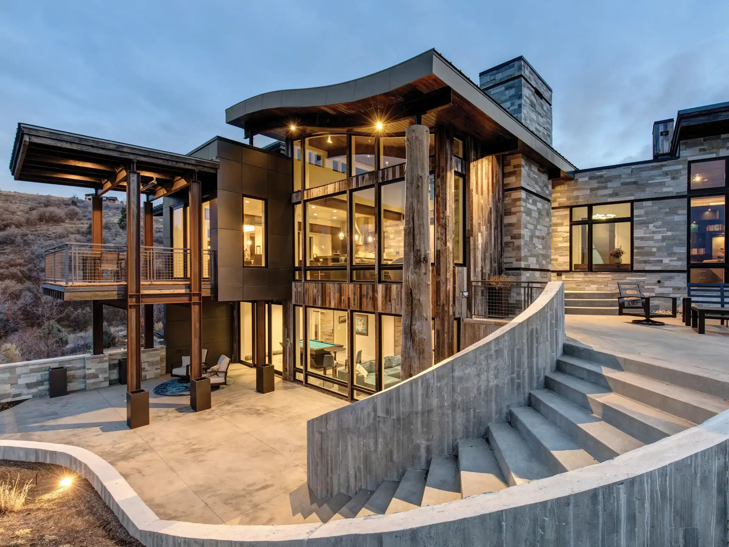 A custom home featuring superb craftsmanship built by Big Canyon Homes.