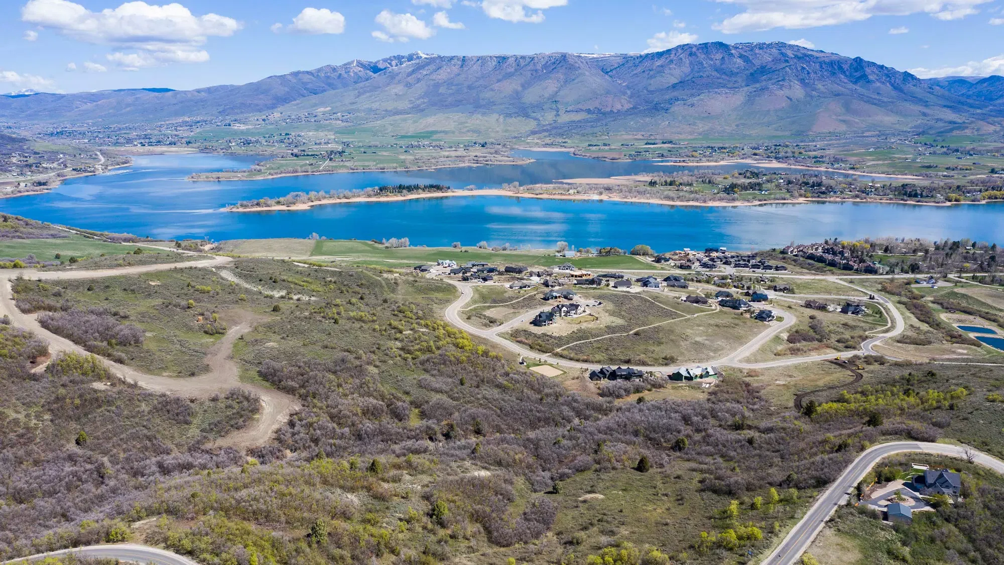 Aerial Lake Views of Legacy Mountain Estates
