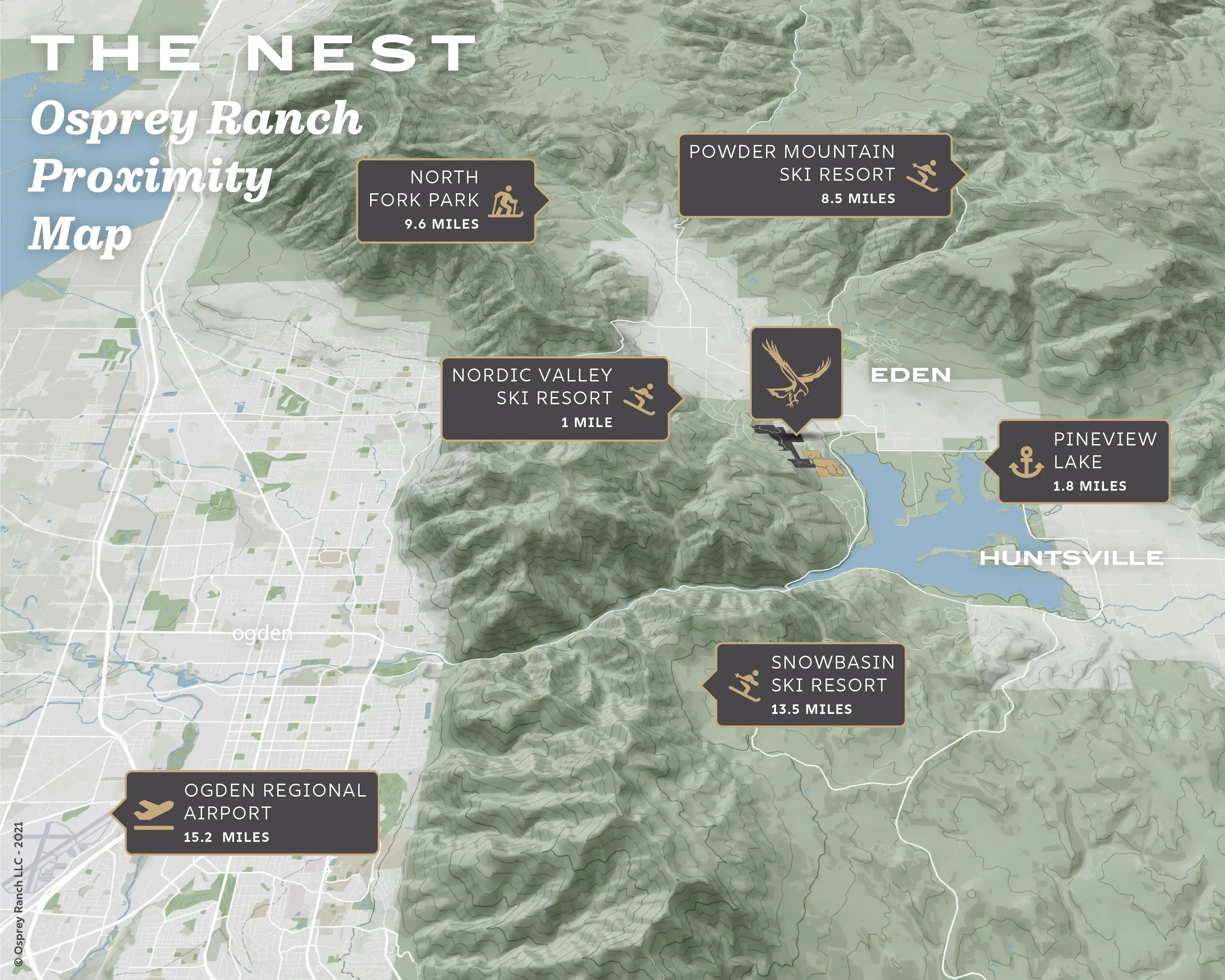Osprey Ranch points of interest map.