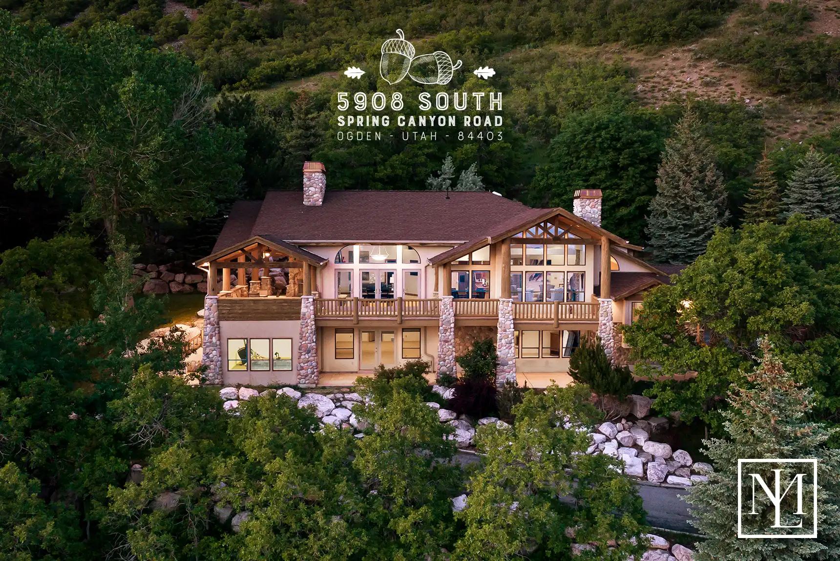 hero image for blog * SOLD * Elevated Mountainside Luxury at 5908 Spring Canyon Road, Ogden, UT 84403