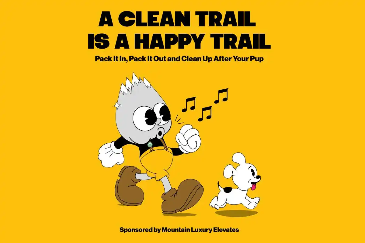 A Clean Trail is a Happy Trail Illustration