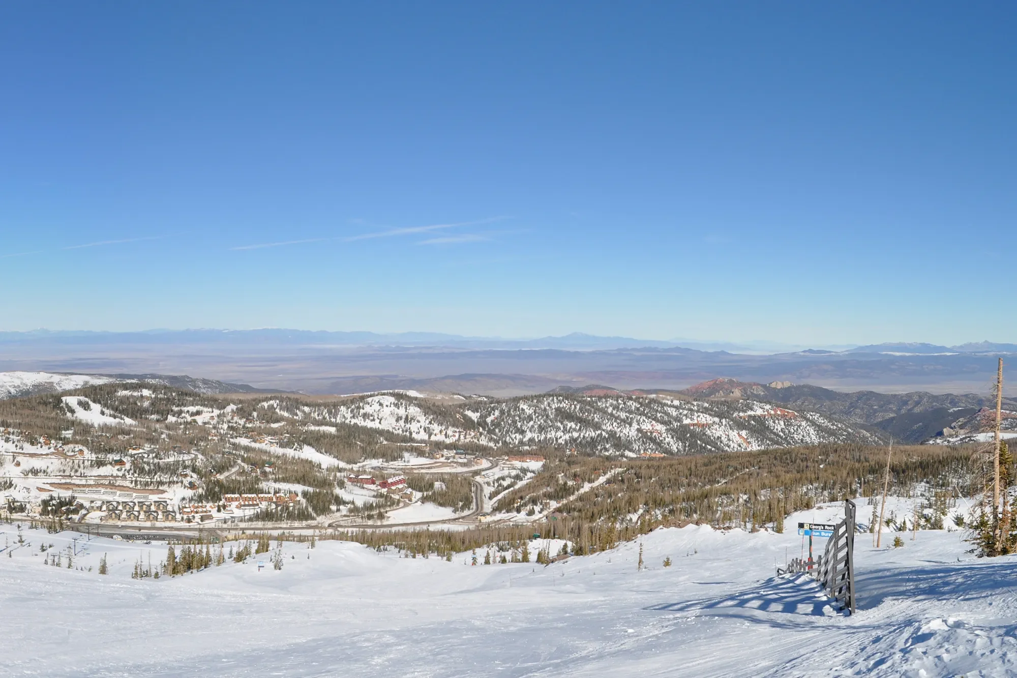 A view from Brian Head Ski Resort.