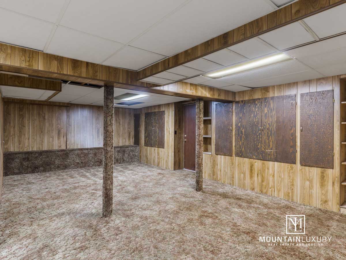 Carpeted Basement of 2537 N 600 E North Ogden