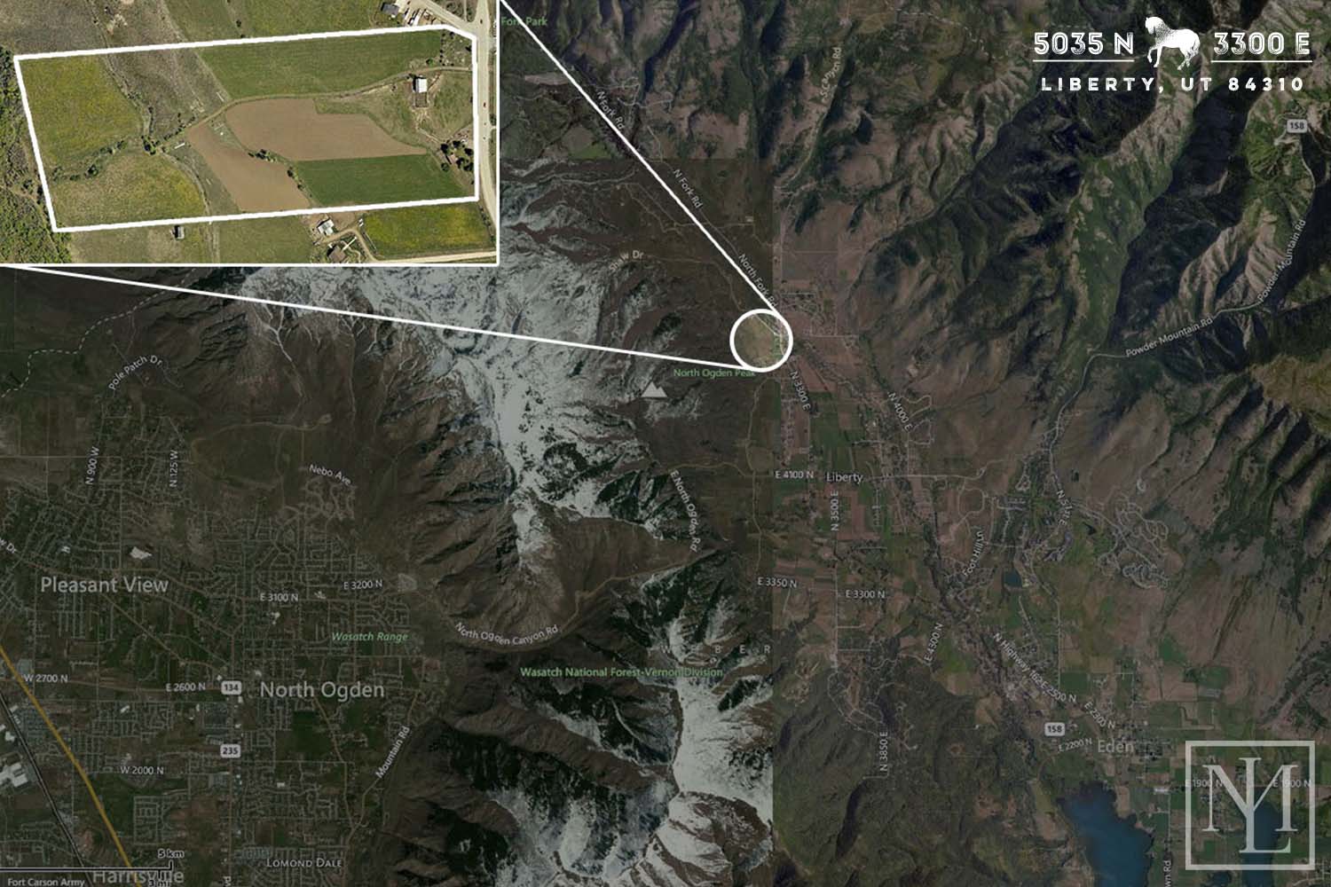 Ogden Valley Land Location