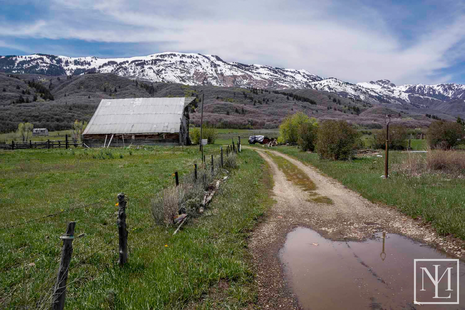 5035 N 3300 E Liberty Utah Barn and Ben Lomond View