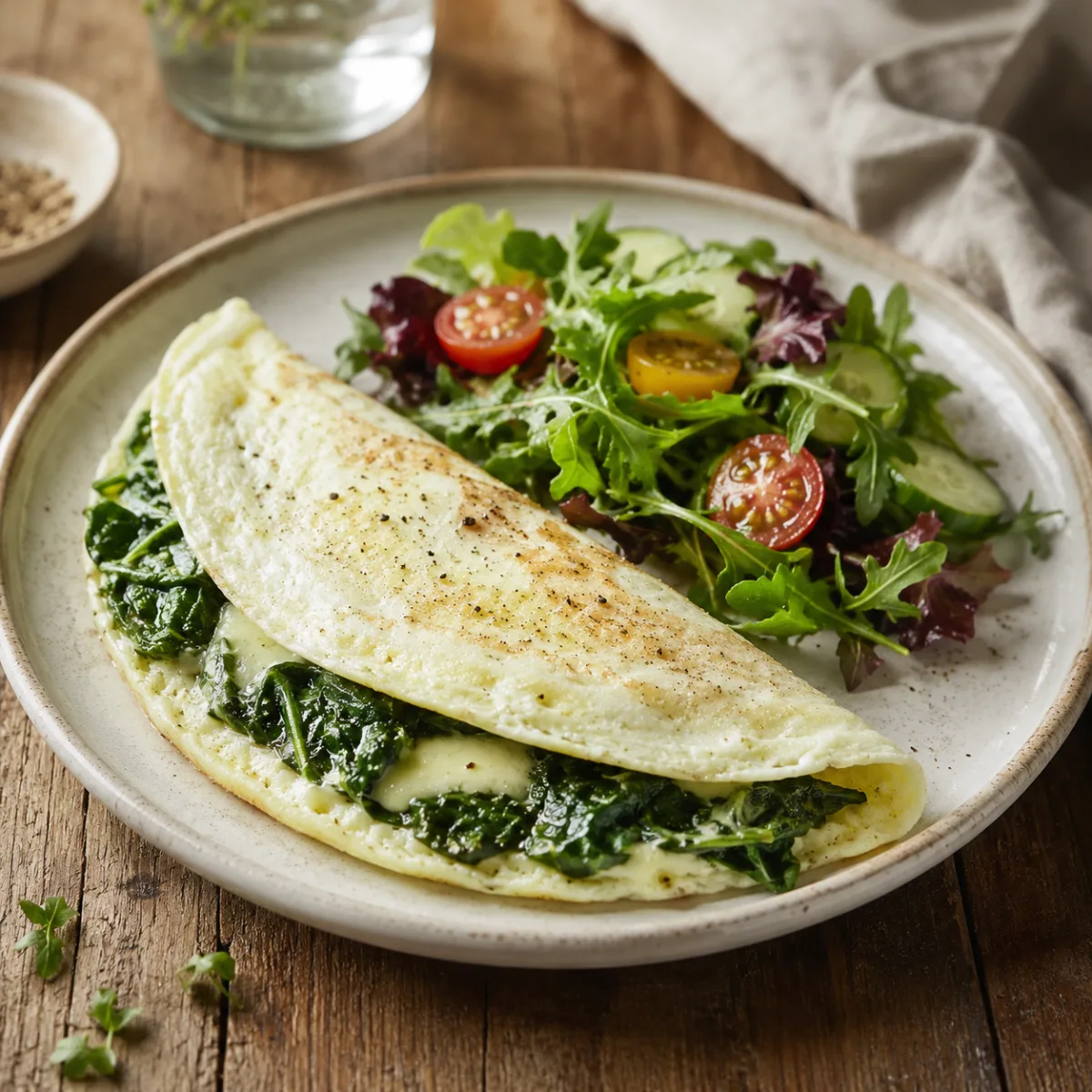 Omelette de vegetales light | Nandi