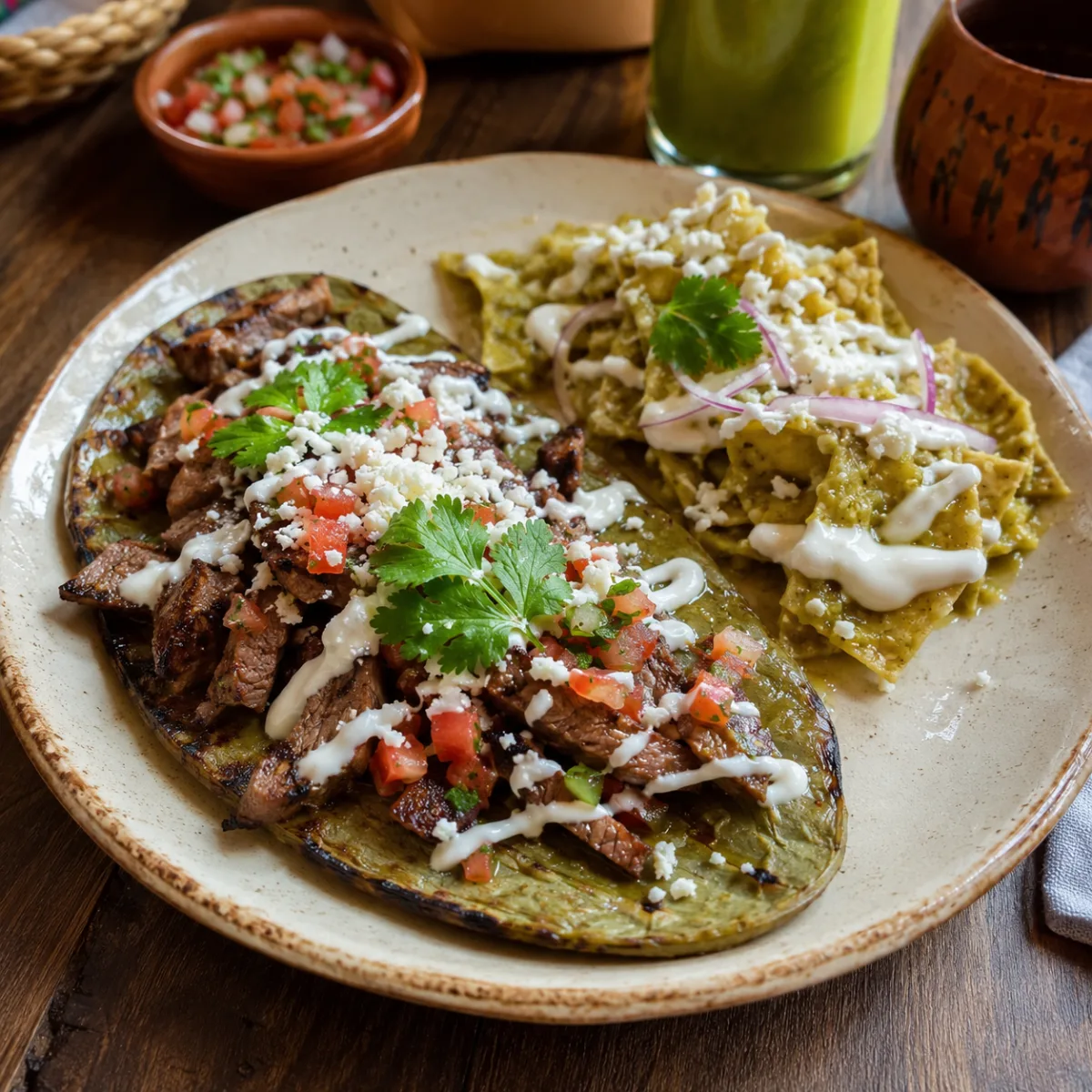 Huaraches de nopal | Nandi