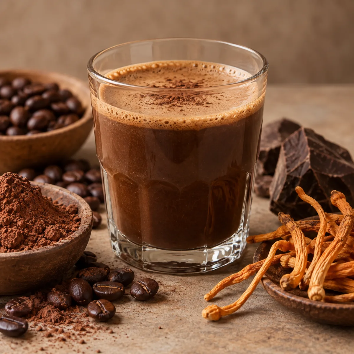 Mocha Fury Fungcional — botella 250 ml | Simbiosis | The Mushroom Boutique