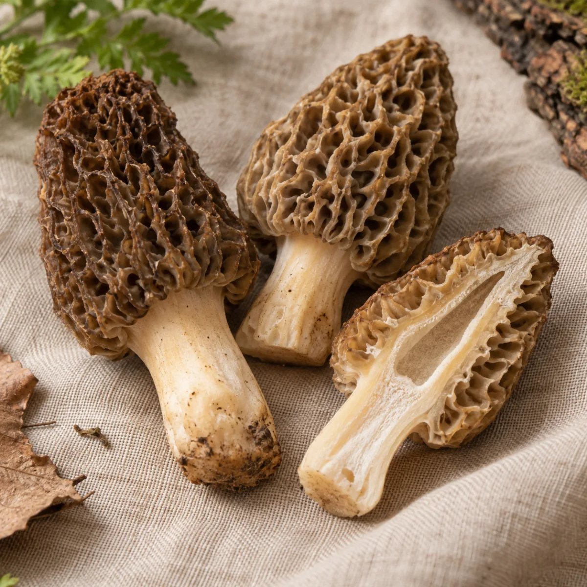 Morilla Fresca de Temporada — 1 kg | Simbiosis | The Mushroom Boutique
