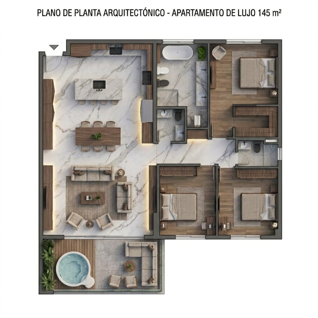 Distribución mobiliario