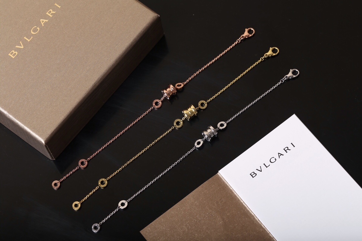 Bulgari B.zero1 Trio Bracelet Set – Gold, Rose, Silver