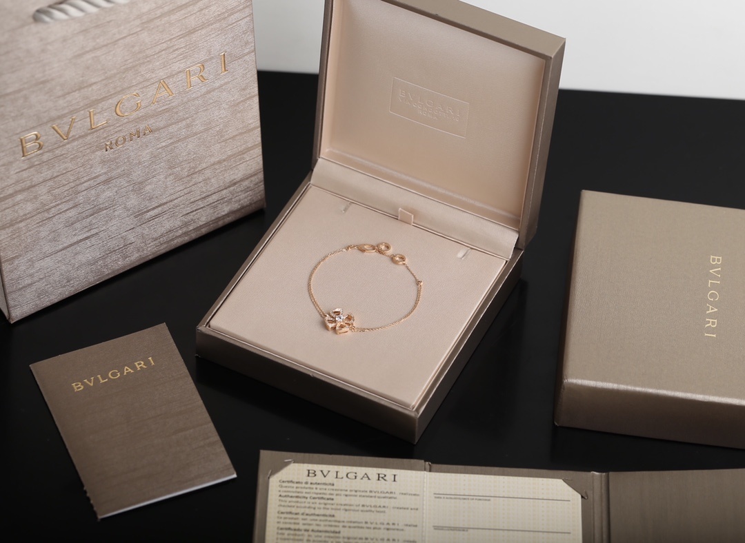 Bulgari Fiorever Rose Gold Diamond Bracelet – Premium