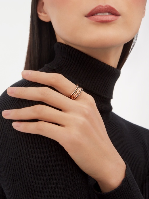 Bulgari Rose Gold B.zero1 Ring – Iconic Design