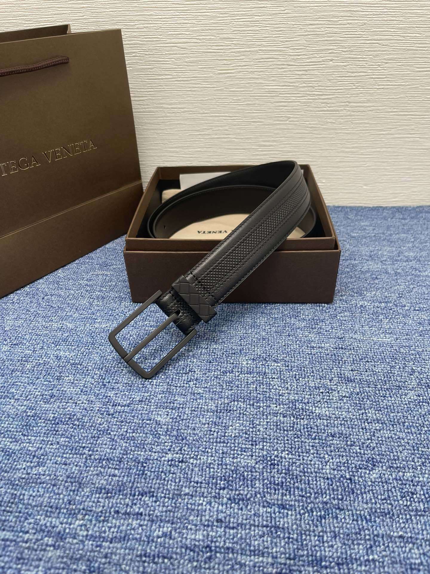 Premium Black Leather Belt | Timeless Style & Durability