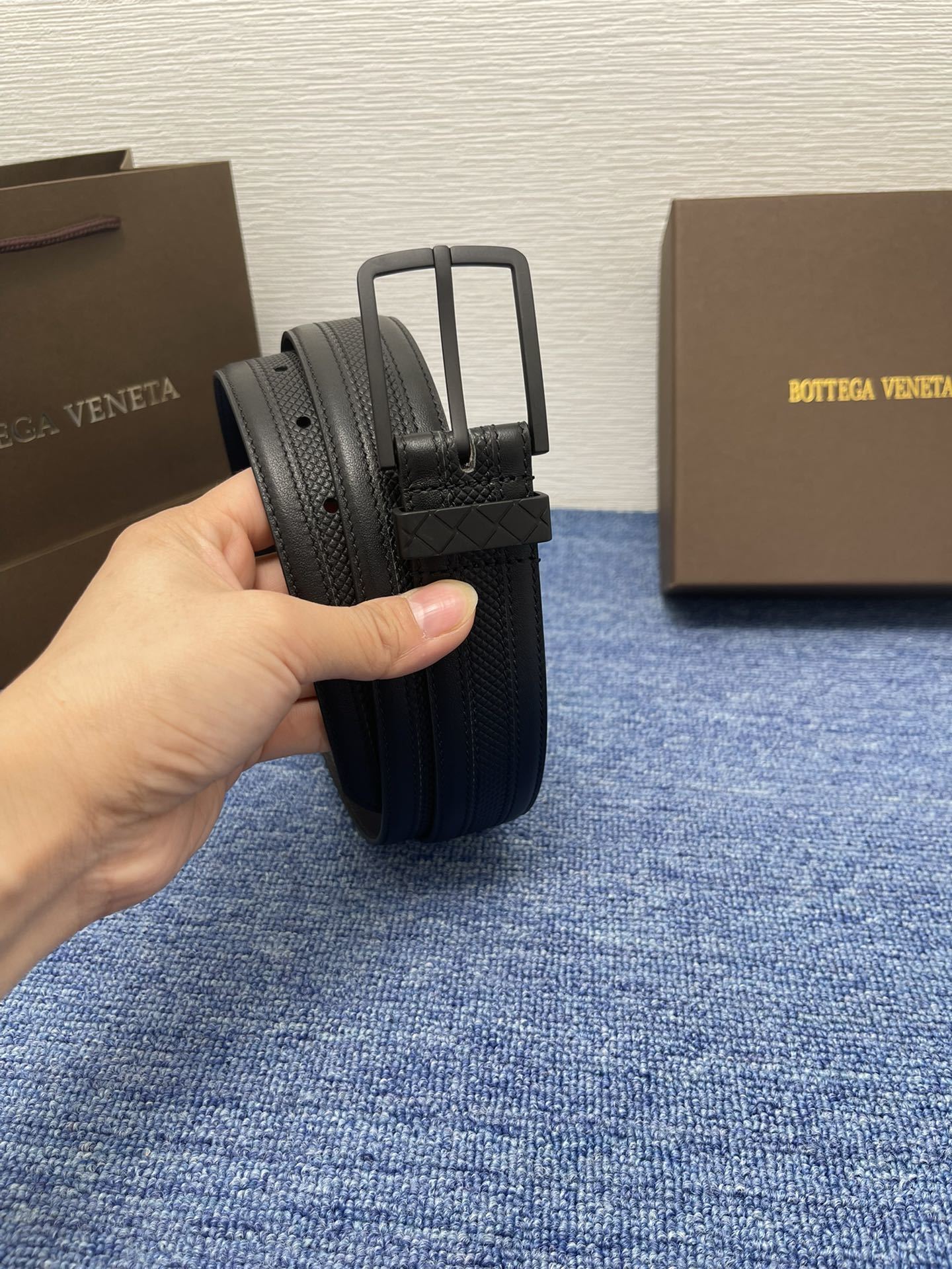 Premium Black Leather Belt | Timeless Style & Durability