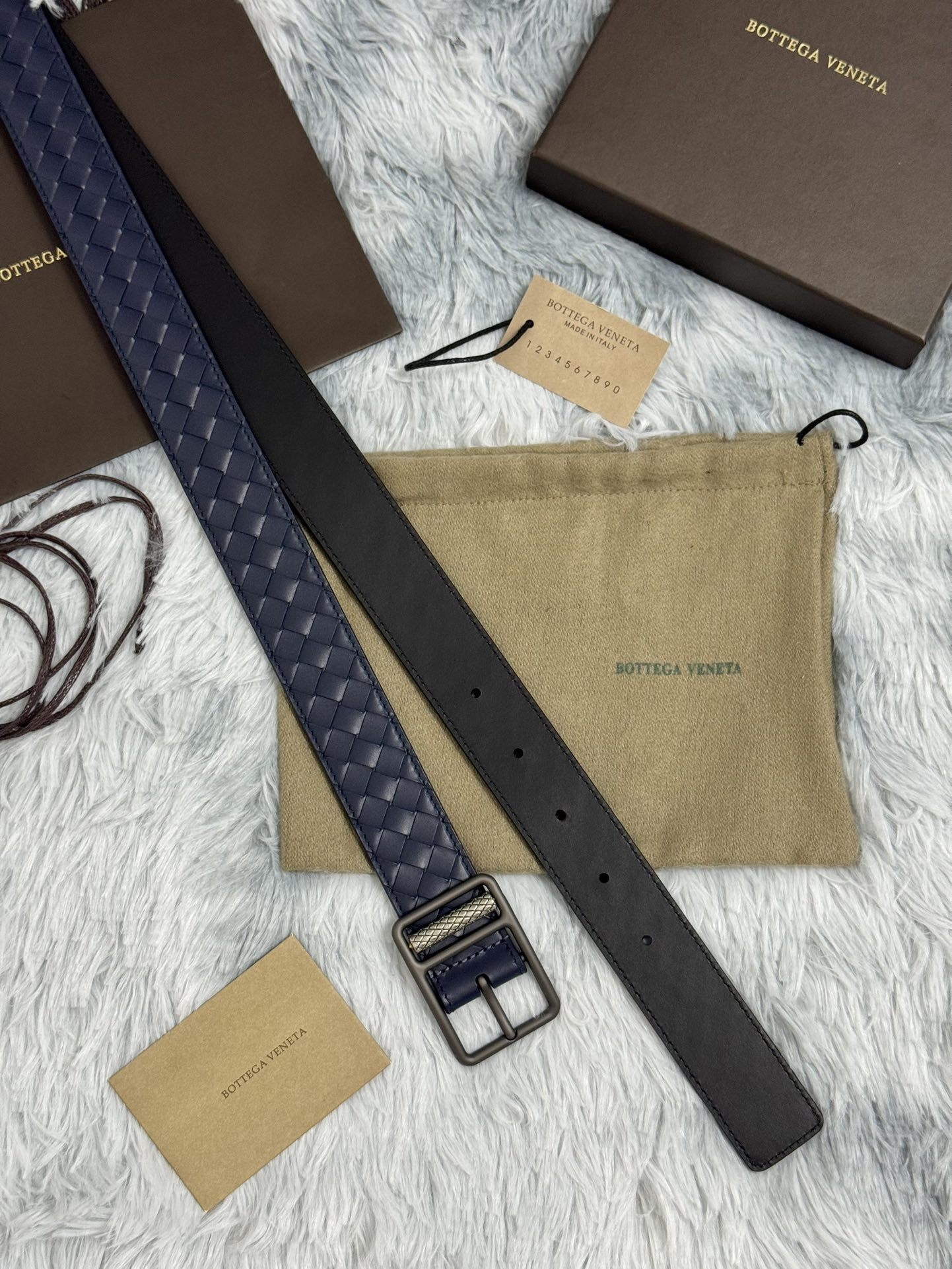 Bottega Veneta Woven Leather Belt - Premium Quality
