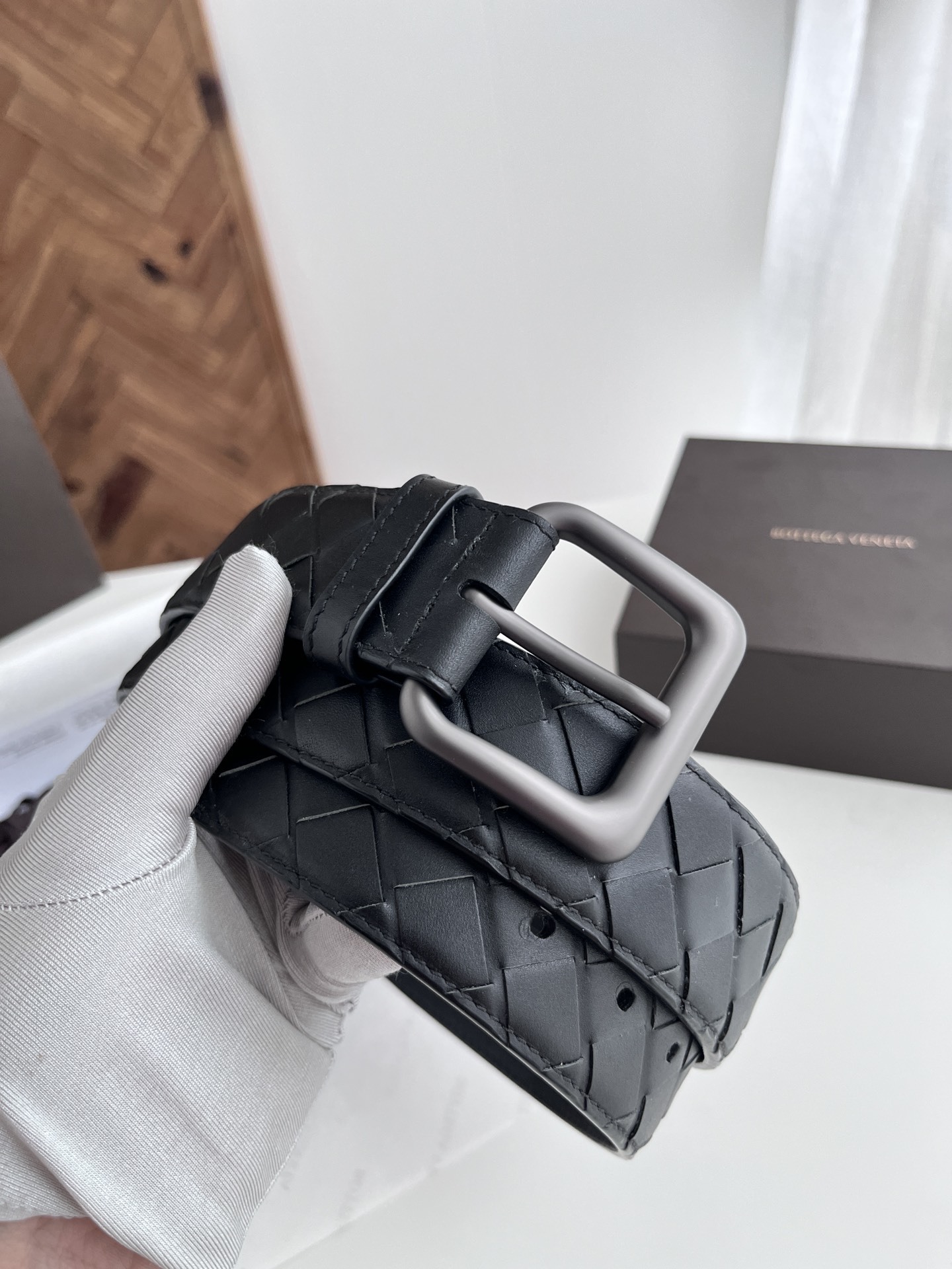 Premium Woven Leather Belt - Timeless Elegance