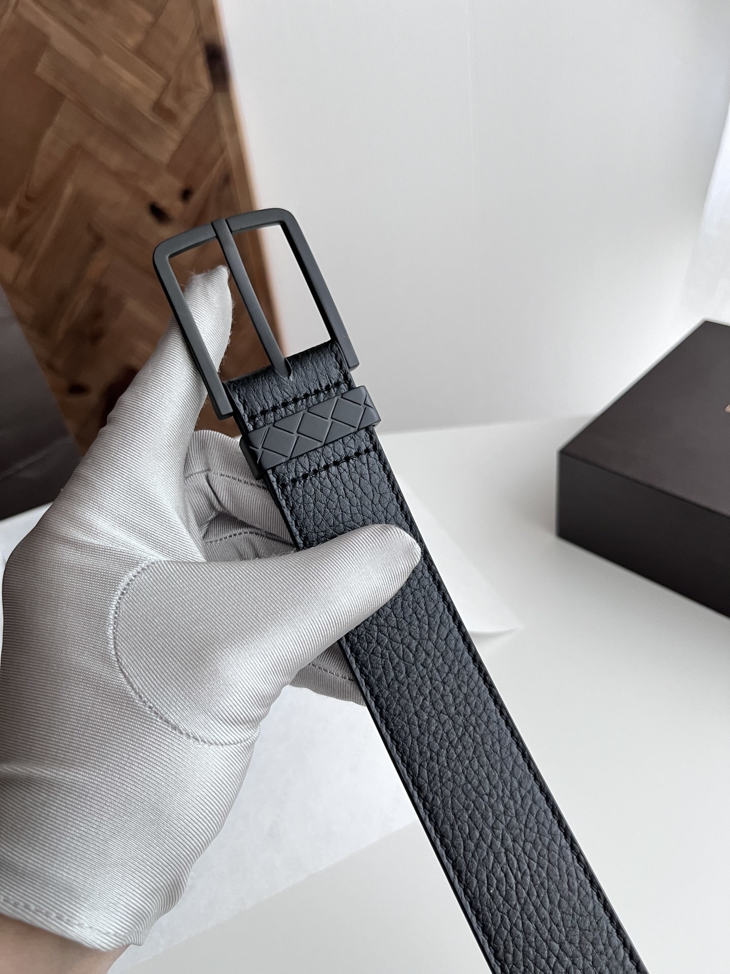 Premium Black Leather Belt - Timeless Elegance