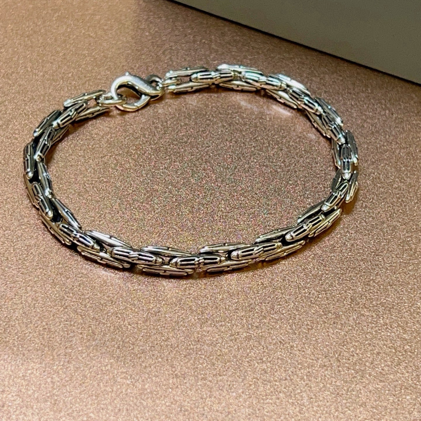 Sterling Silver Link Bracelet Vintage – Vintage Sterling Silver Link
