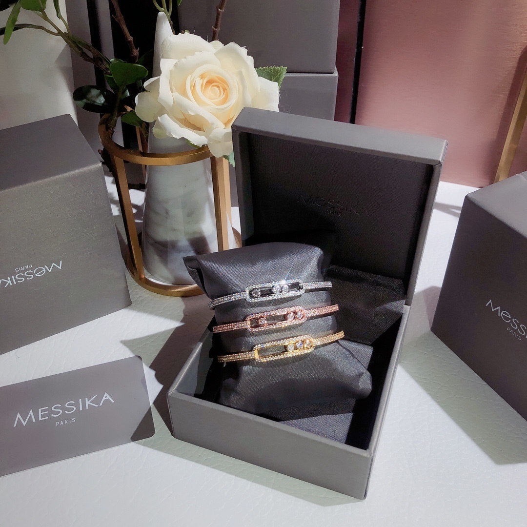 Messika Move Addiction Diamond Bangle Bracelet – Premium
