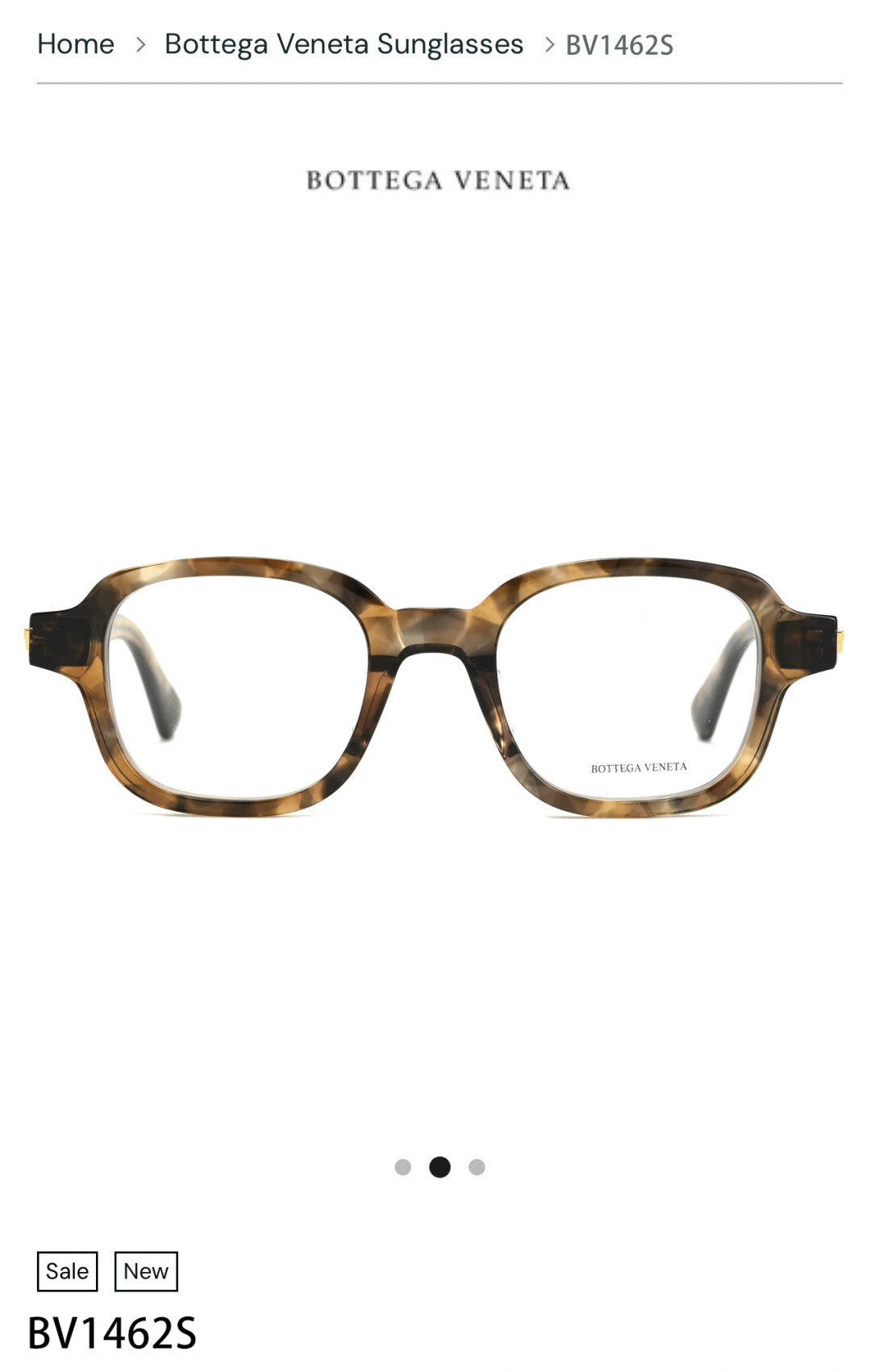 bv1462s shell Bottega Veneta Tortoise Eyeglasses