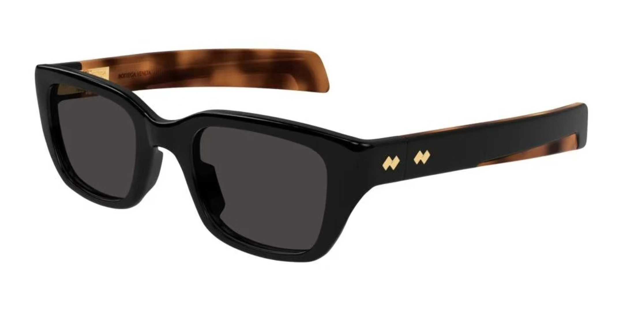 Bottega Veneta Tortoise Sunglasses black