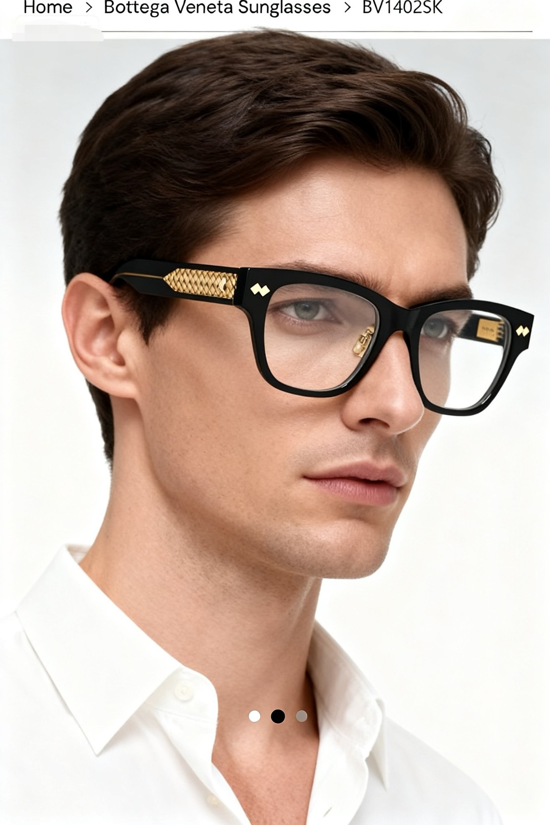 black Bottega Veneta BV1402SK – Bottega Veneta BV1402SK Black Frame