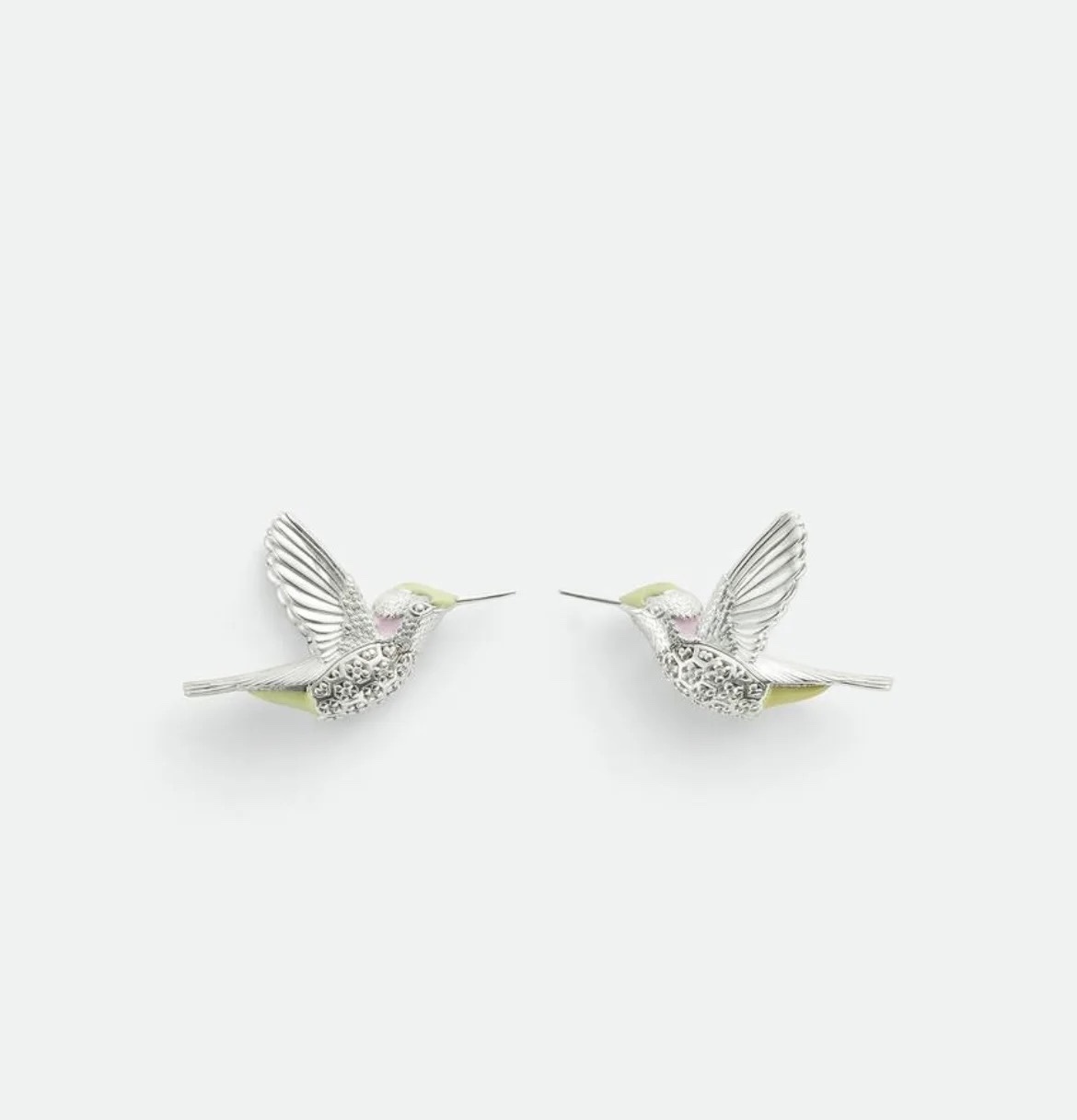 crystal Bottega Veneta Silver Hummingbird Earrings – Bottega Veneta