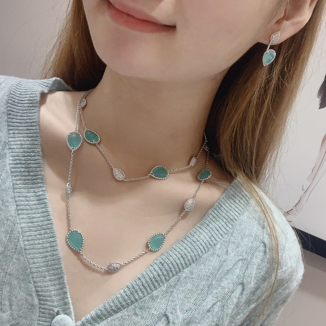 Boucheron Aquamarine Diamond Set necklace – Boucheron Aquamarine