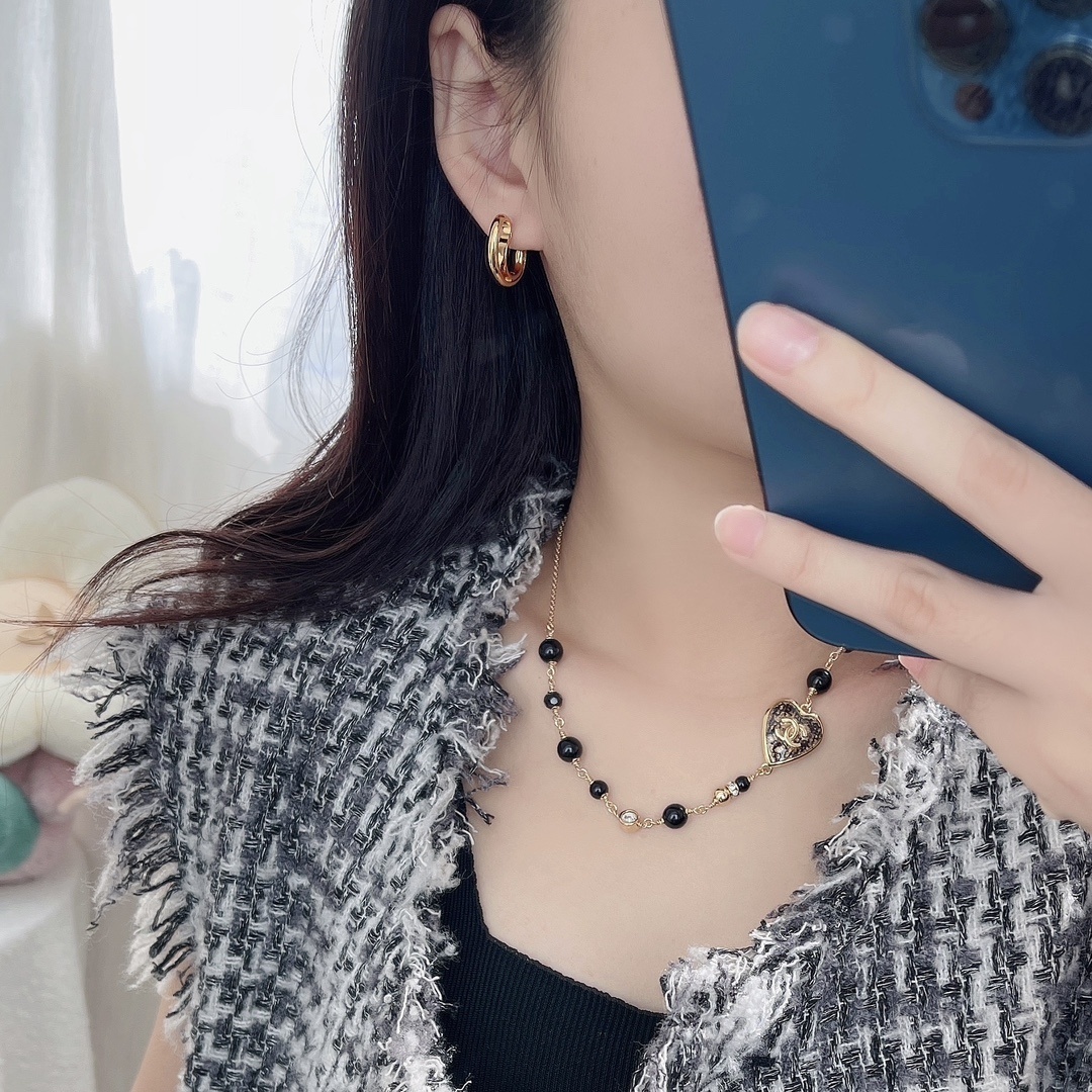 Bottega Veneta Gold Silver Hoop Earrings – Minimalist Chic