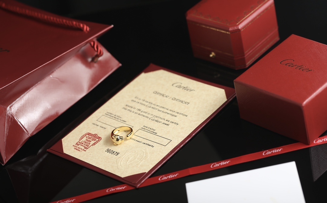 emerald Cartier Yellow Gold Panthère Ring – Cartier Yellow Gold