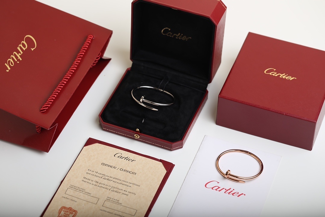 Cartier White Gold Nail Bracelet – Juste un Clou