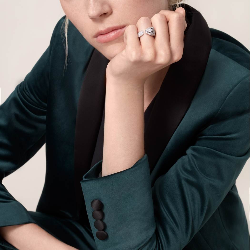 Cartier Panthère Diamond Ring white – Cartier Panthère White Gold