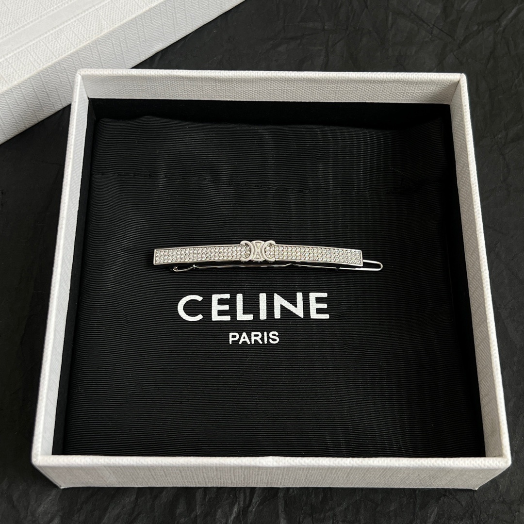 Celine Premium Crystal Hair Clip – Luxurious Elegance