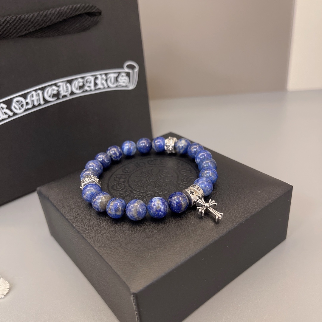 Chrome Hearts Lapis Bracelet – Chrome Hearts Blue Lapis Lazuli