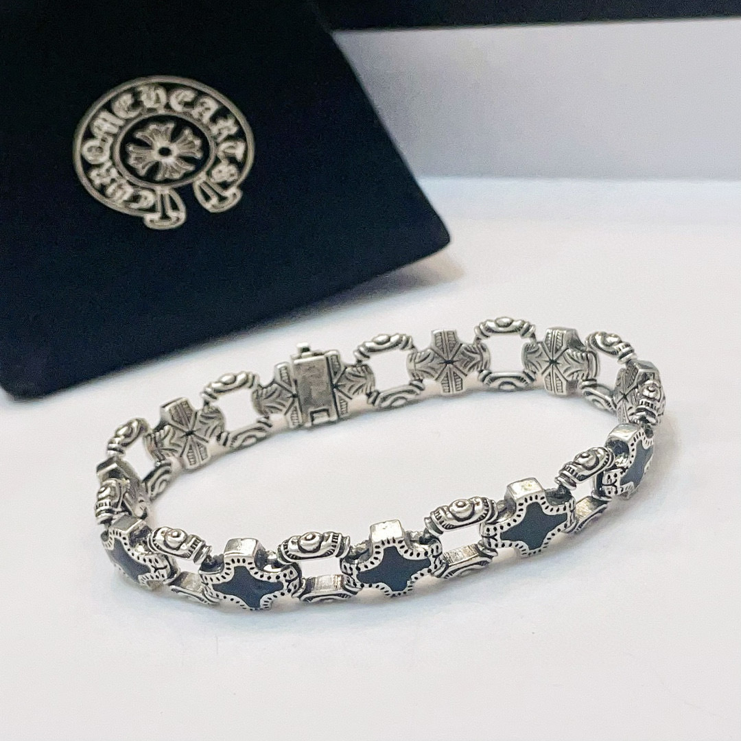 bold Chrome Hearts Silver Star Bracelet – Chrome Hearts Silver Star