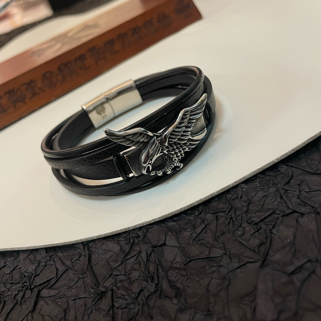 Eagle Leather Bracelet – Premium Quality