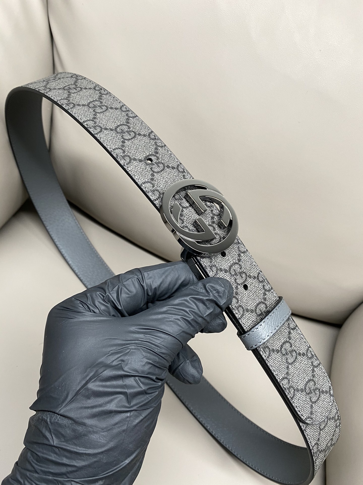 Premium Grey GG Belt - Timeless Style & Quality