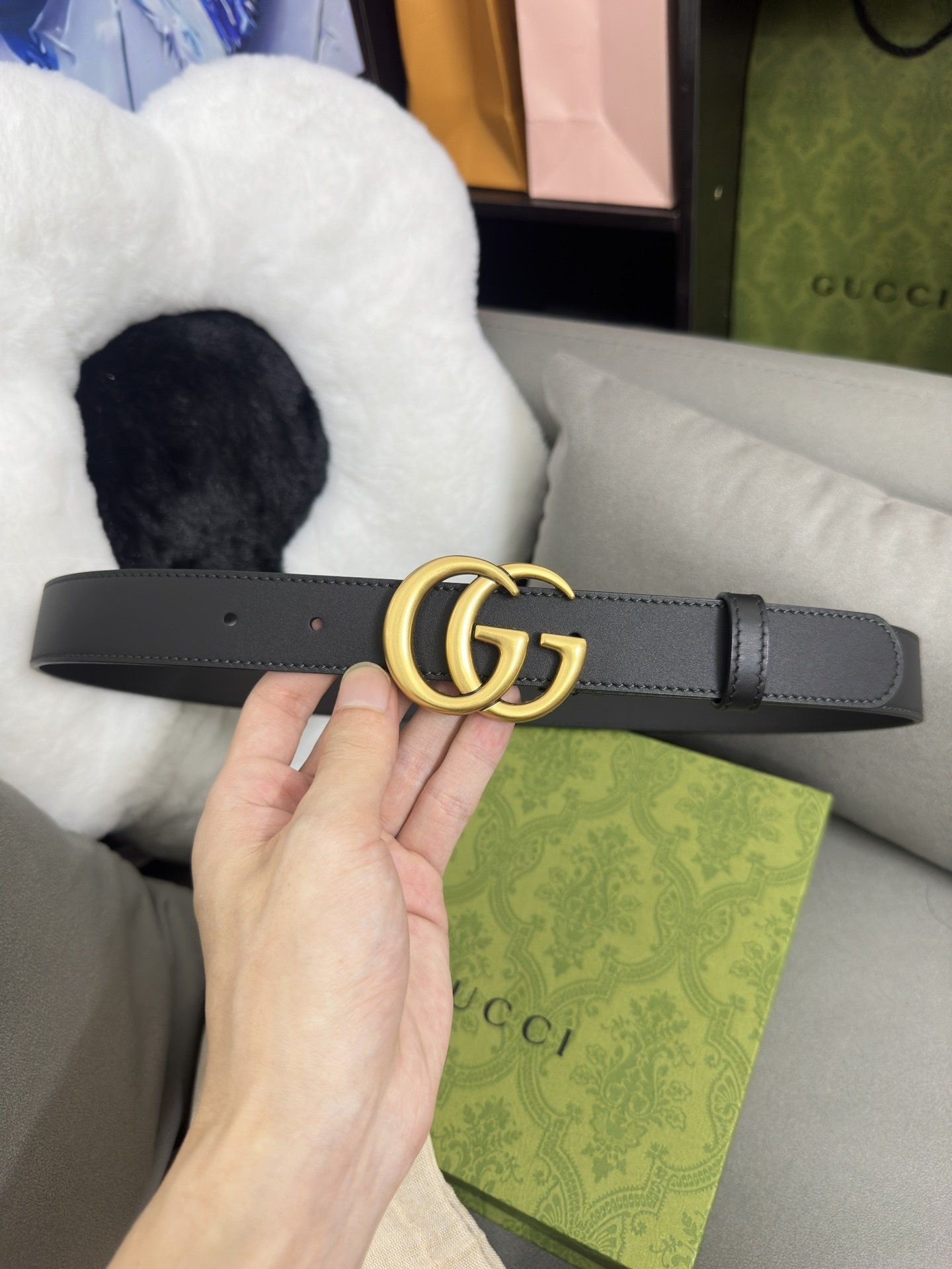 Gucci Inspired Premium Leather Belt - Iconic Style