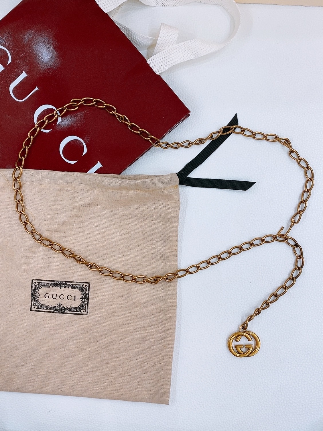 Gucci Gold Chain Belt - Premium Quality