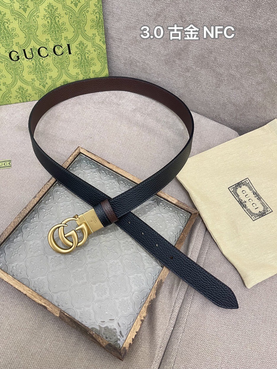 Gucci Premium Leather Belt - Iconic Style & Craftsmanship