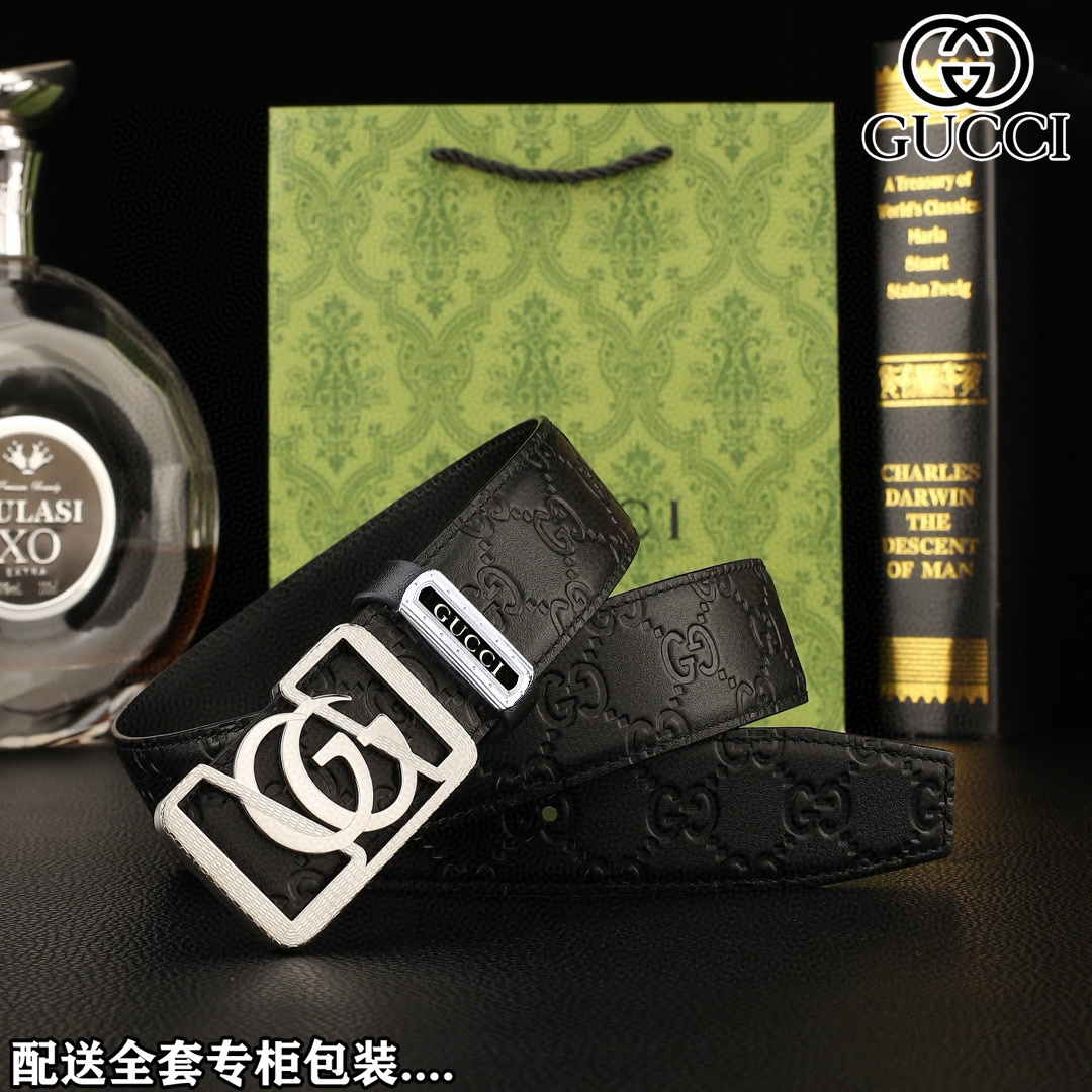 Gucci Premium Leather Belt - Iconic Style & Craftsmanship