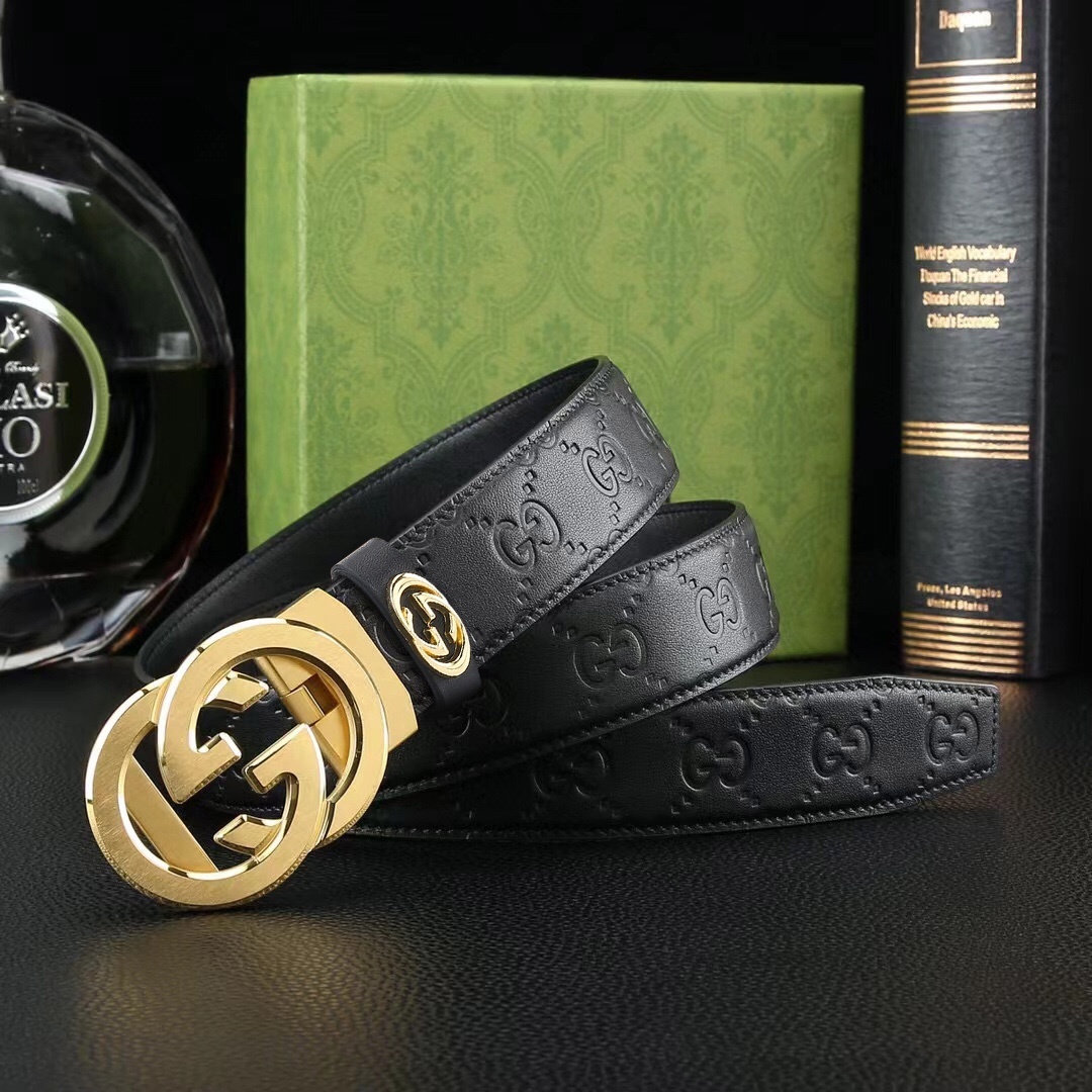 Gucci Inspired Premium Leather Belt - Iconic Style