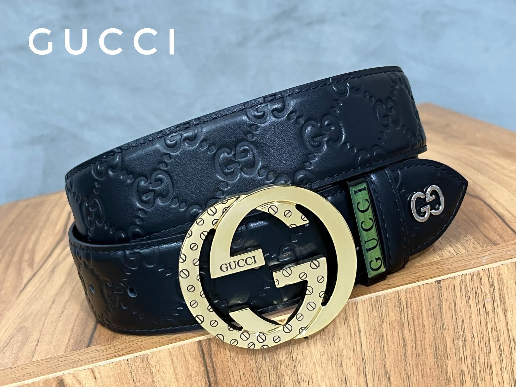 Thắt lưng Gucci Premium Quality màu đen