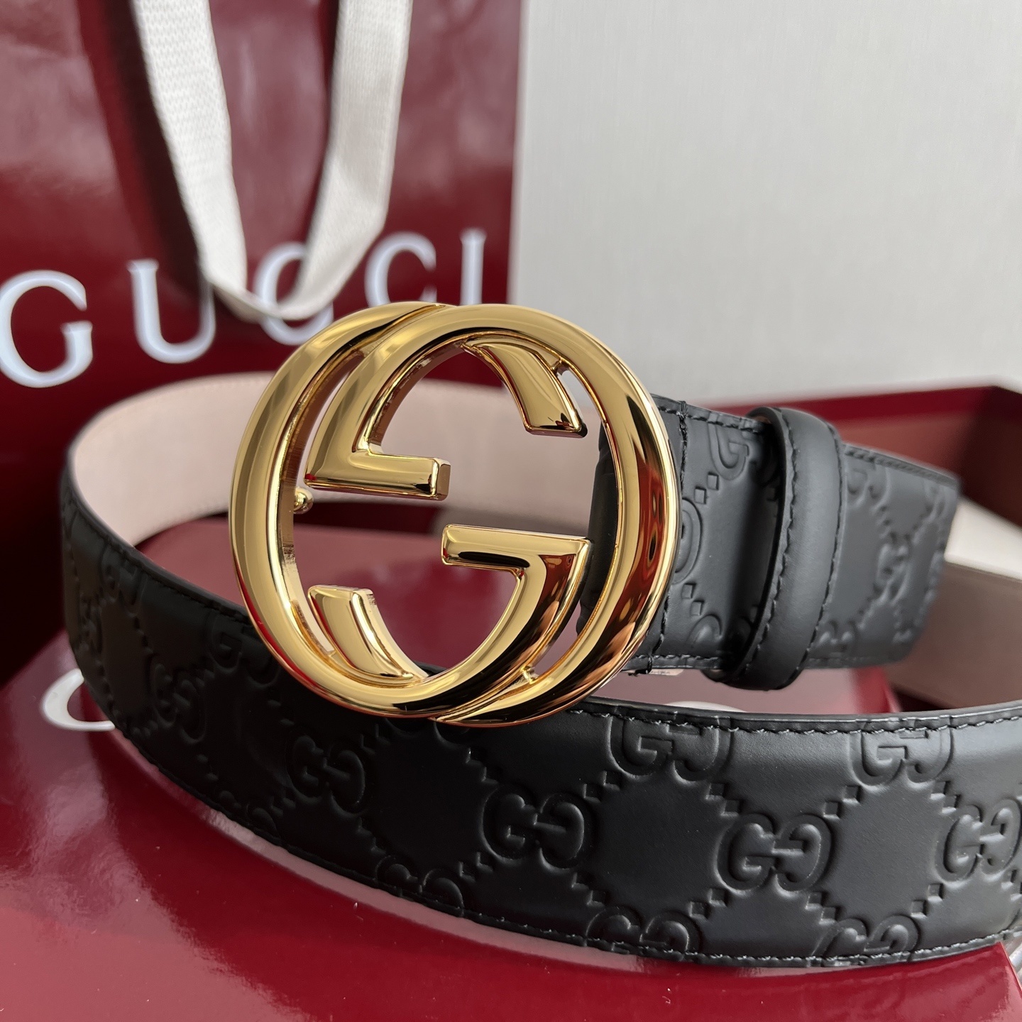 Gucci Inspired Premium Leather Belt - Timeless Elegance