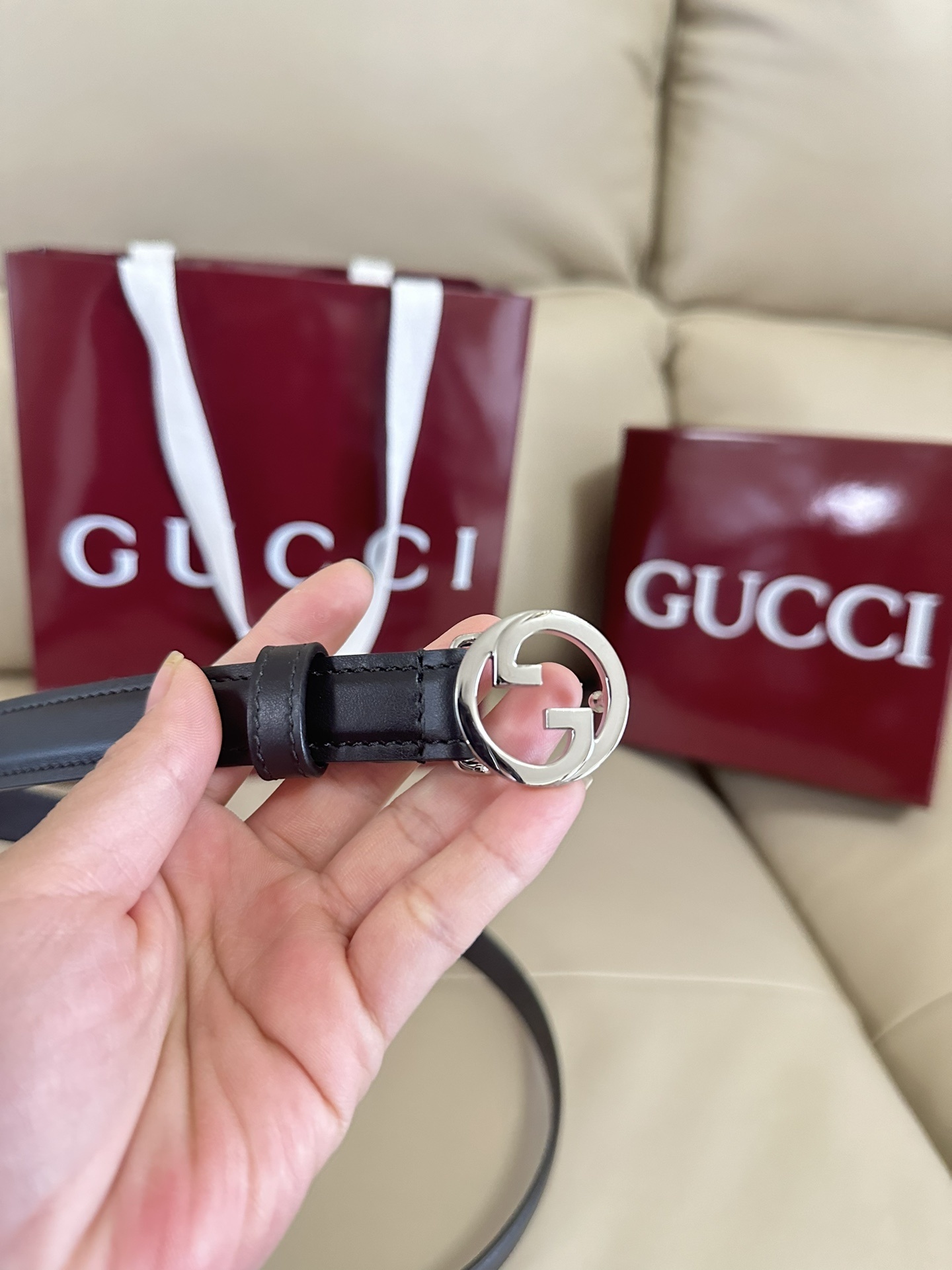 Gucci Premium Leather Belt - Iconic Style & Luxury