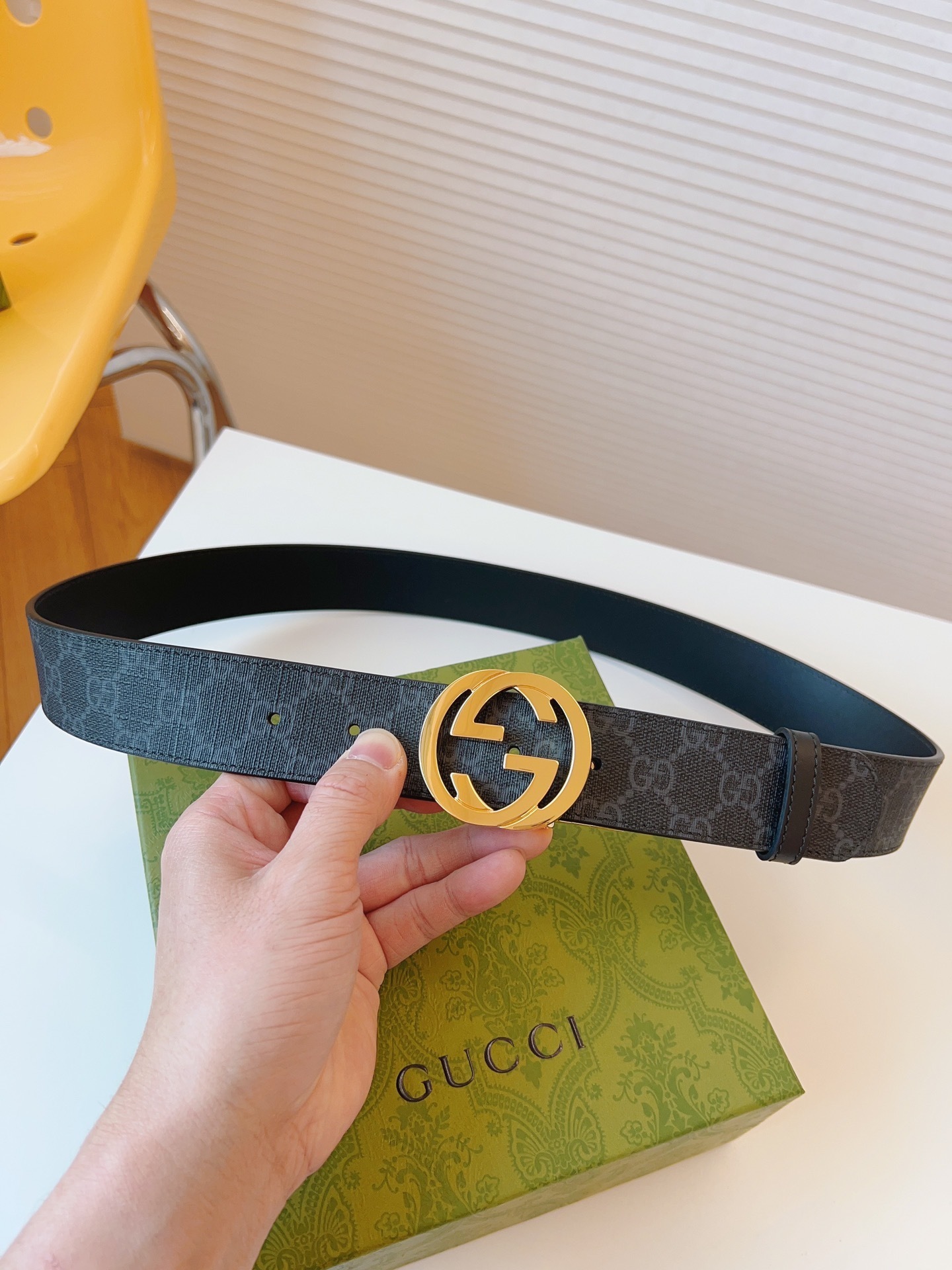 Premium GG Logo Belt - Luxury Fashion Accessory